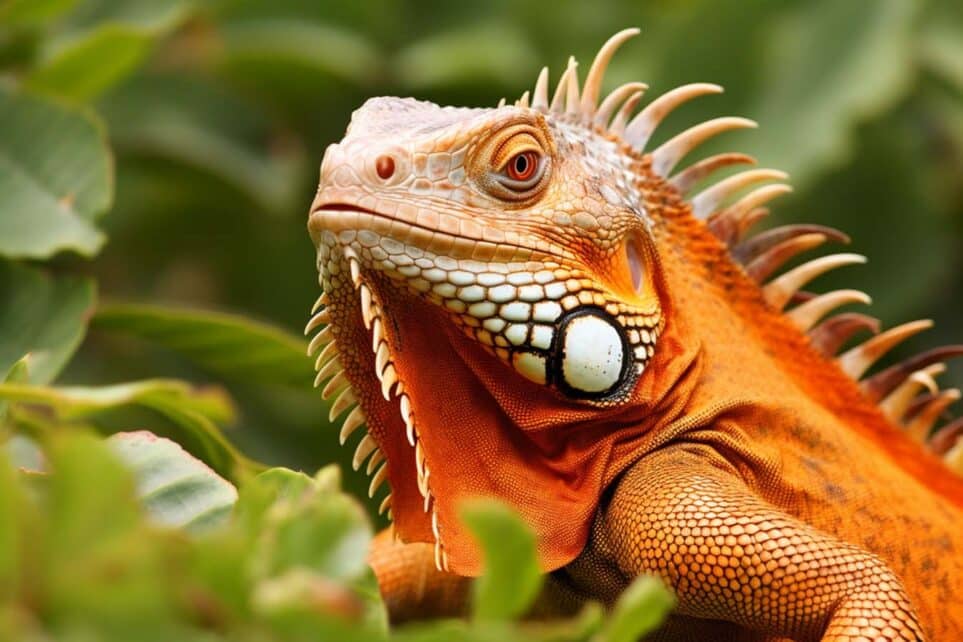 Orange Iguanas
